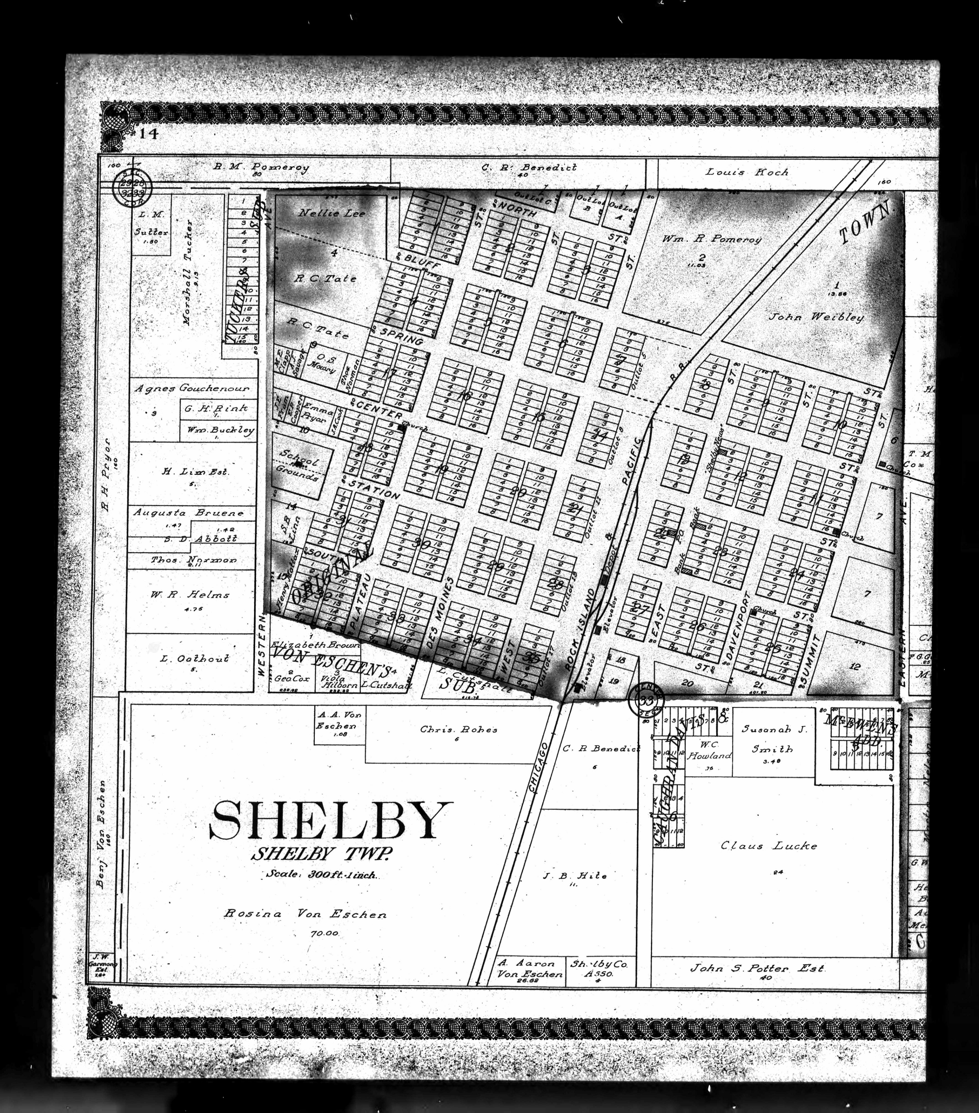 1911 Atlas of Shelby Township